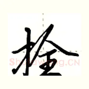 拴