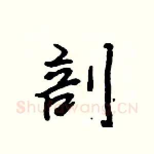 剖