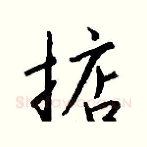 掂