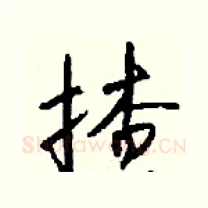 揸
