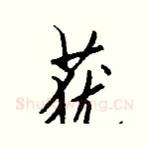 莸