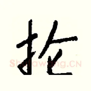 抡