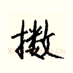 擞