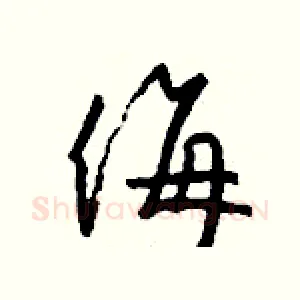 侮