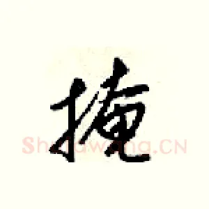 掩