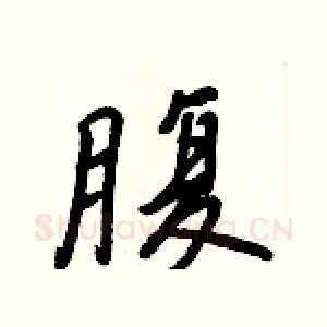 腹