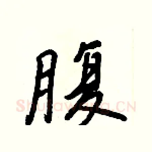 腹