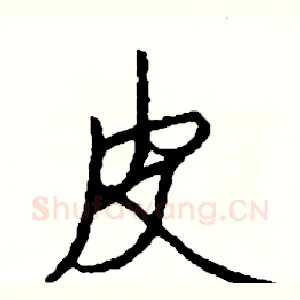 皮
