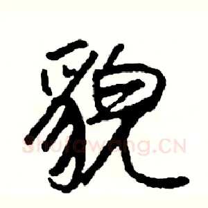 貌