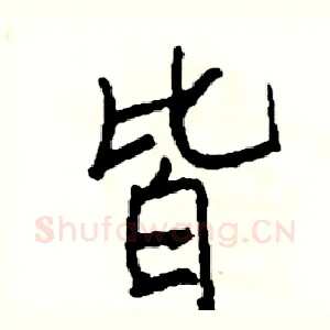 皆