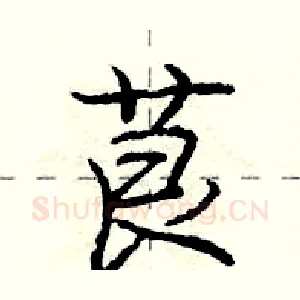 茛