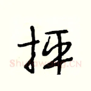 抨