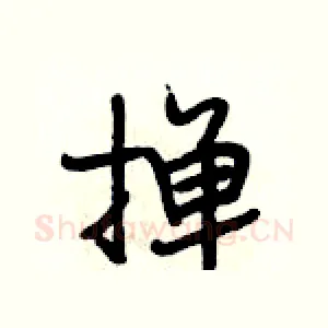 掸