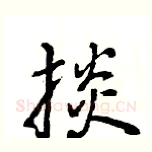 掞