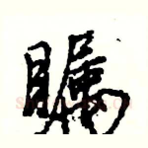 瞩