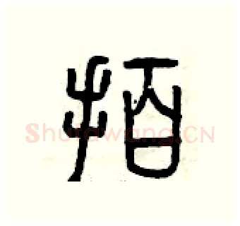 拍硬笔篆书写法,摘自曾庆福硬笔书法字帖