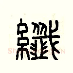纖